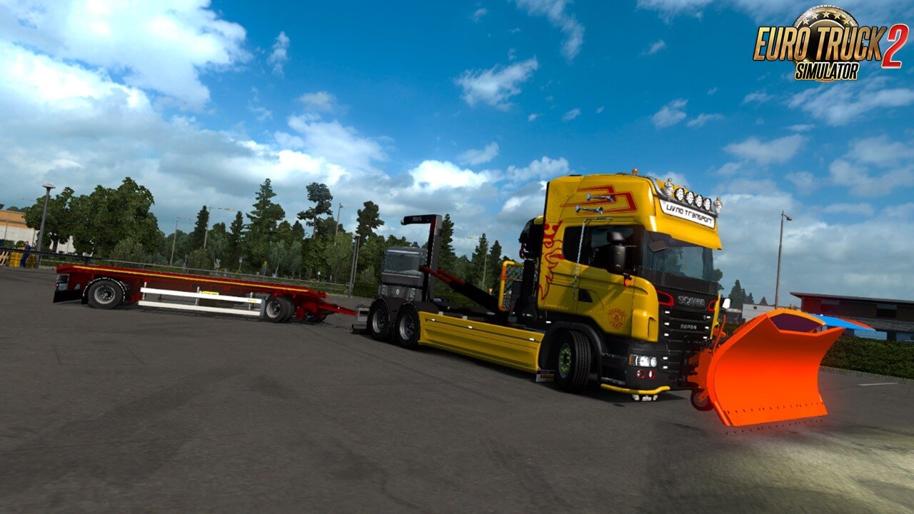 Snow Plow for Ets2 by Teklic