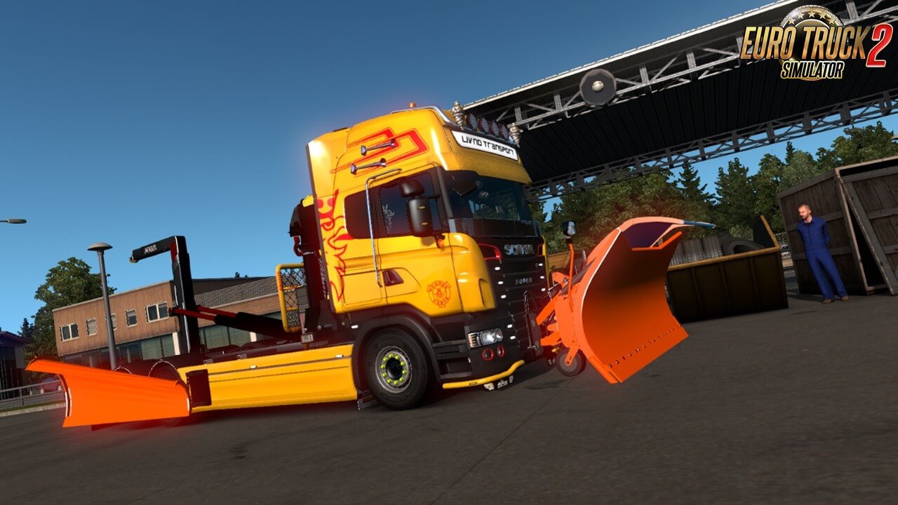 Snow Plow for Ets2 by Teklic