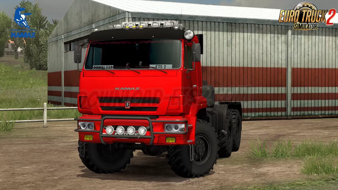 KamAZ 65221 + Interior v1.4 (1.45.x) for ETS2