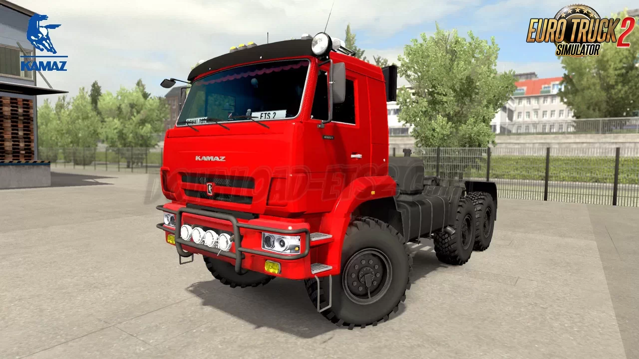 KamAZ 65221 + Interior v1.4 (1.45.x) for ETS2