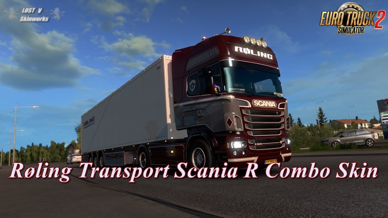 Røling Transport Scania R Combo Skin by Lost Virtual