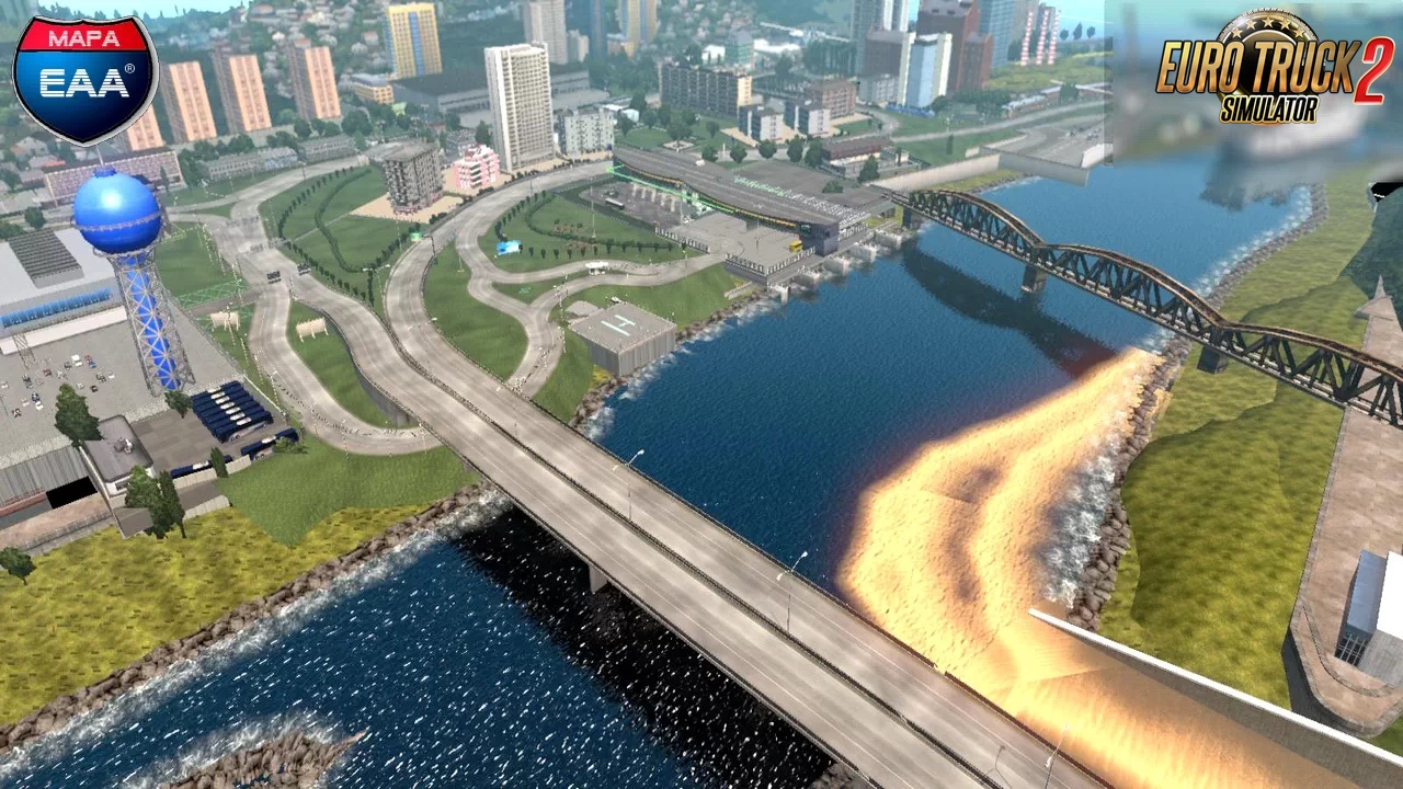 Mapa EAA Brasil Map v7.1 (1.55.x) for ETS2