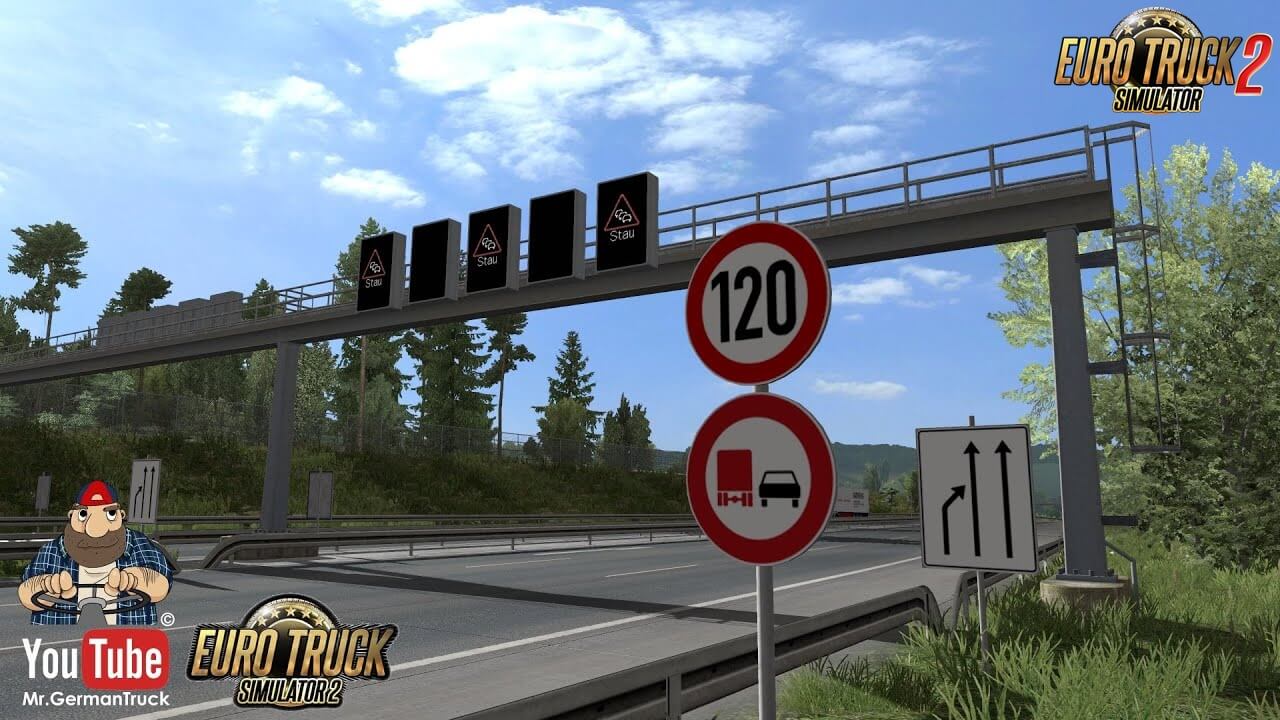 Traffic Jam Signs for Ets2