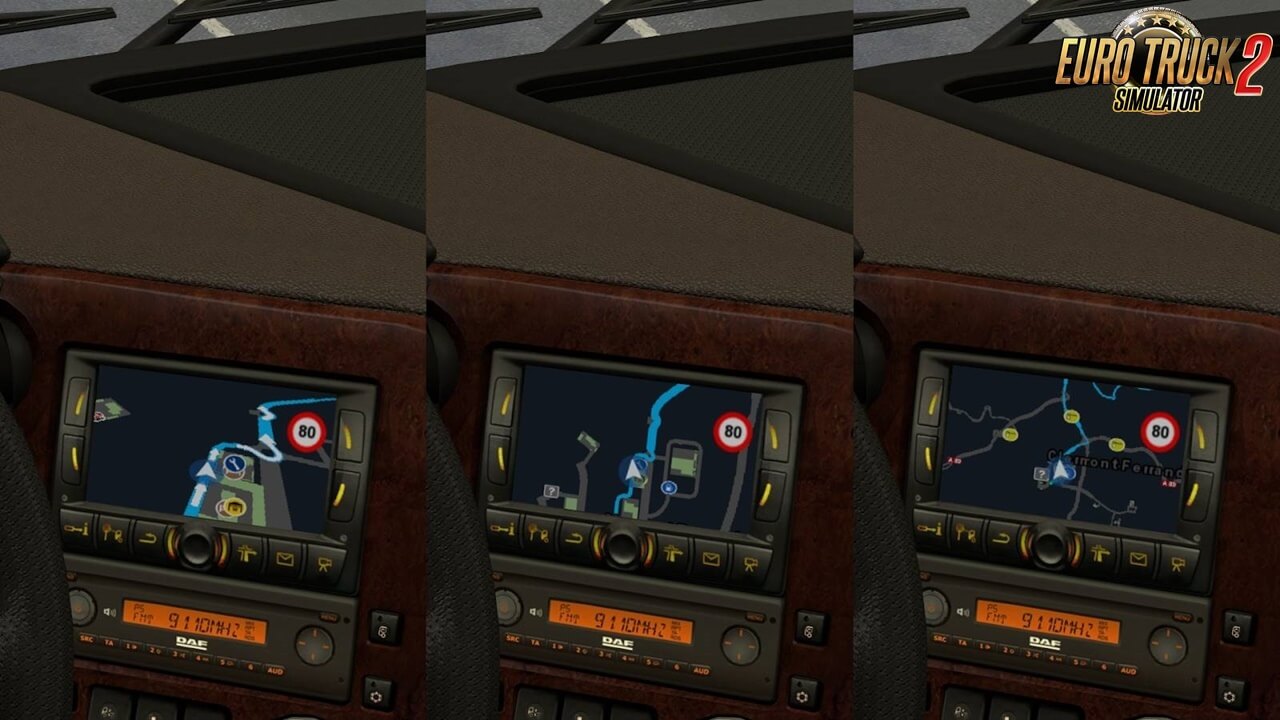 Google Maps Navigation Night Version v2.4 for ProMods 2.45