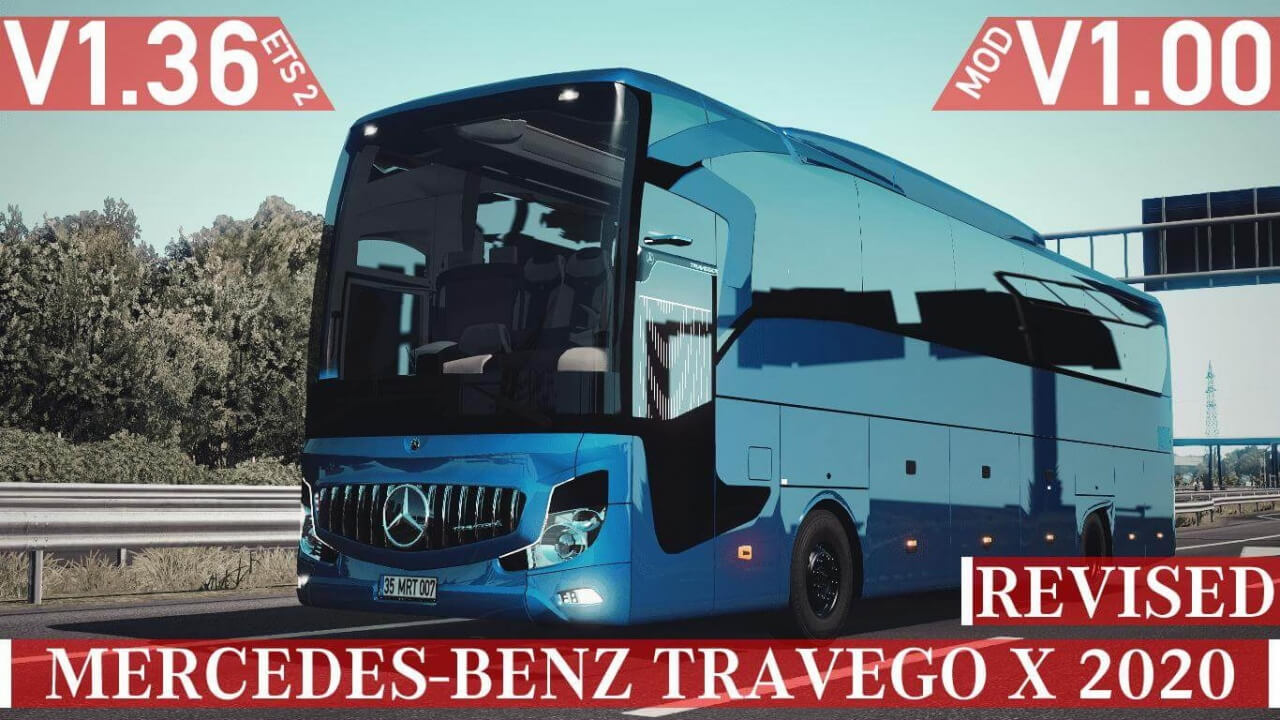 Bus Mercedes-Benz Travego X 2020 v2.0 (1.37.x)