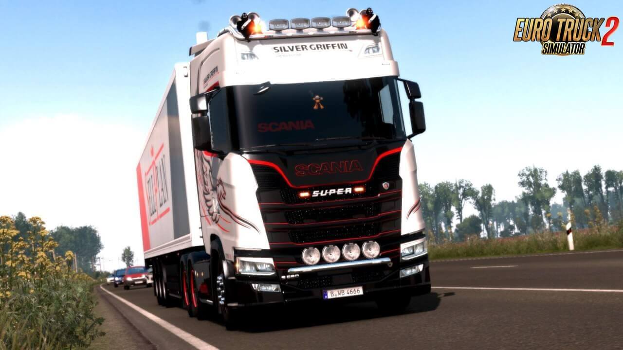 Red & Dark Interior for Scania Nextgen S and R v1.0 (1.37.x)