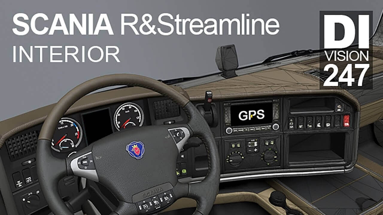 Interior for Scania R & Streamline 2009 v1.0 by Dm247 (1.37.x)