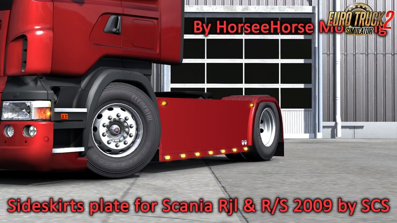 Sideskirts Plate for All Scania RJL and R/S 2009 by SCS v1.0