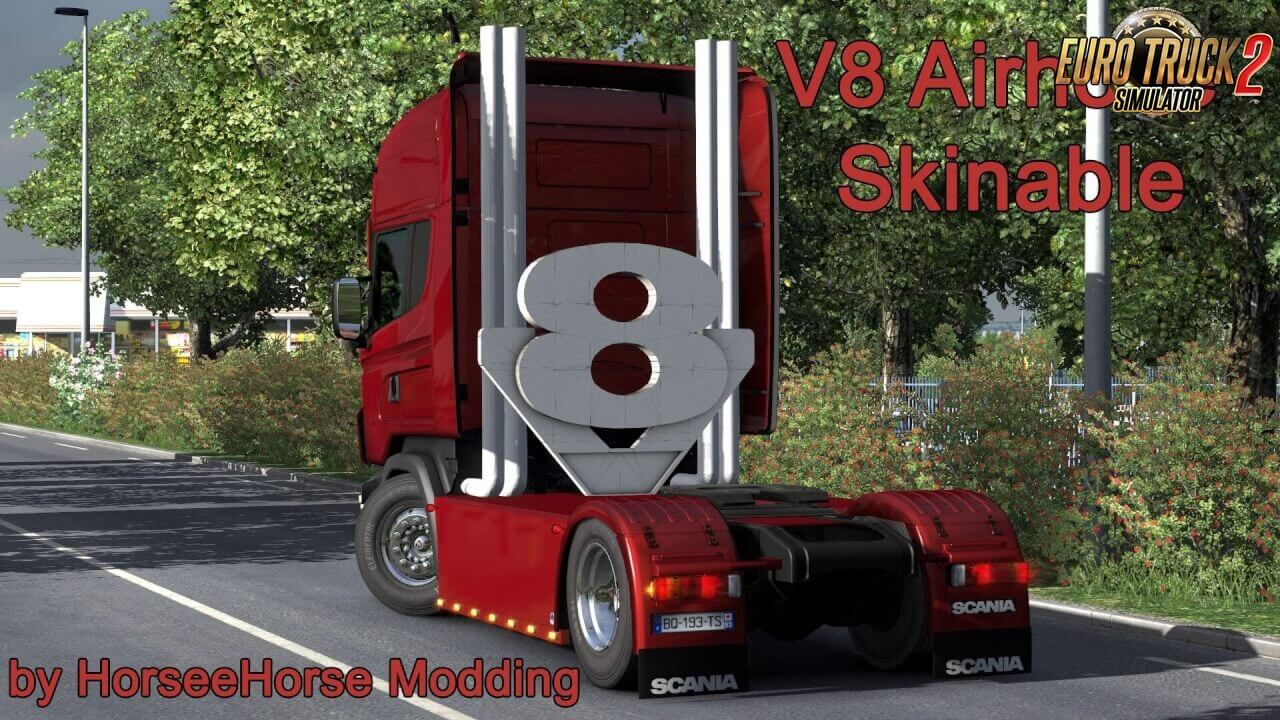 Scania V8 Airhose Skinable v1.0 (1.36.x)
