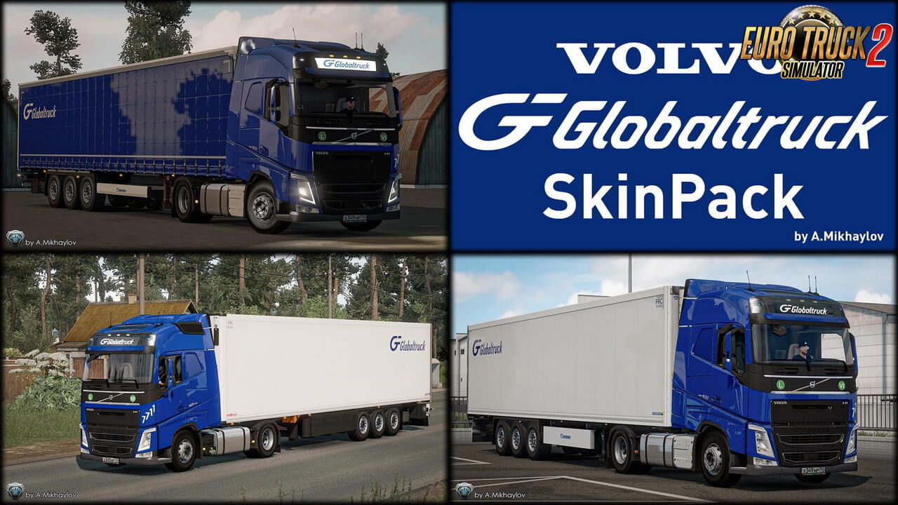 Volvo FH4 Globaltruck Skin Pack v1.0 (1.37.x)