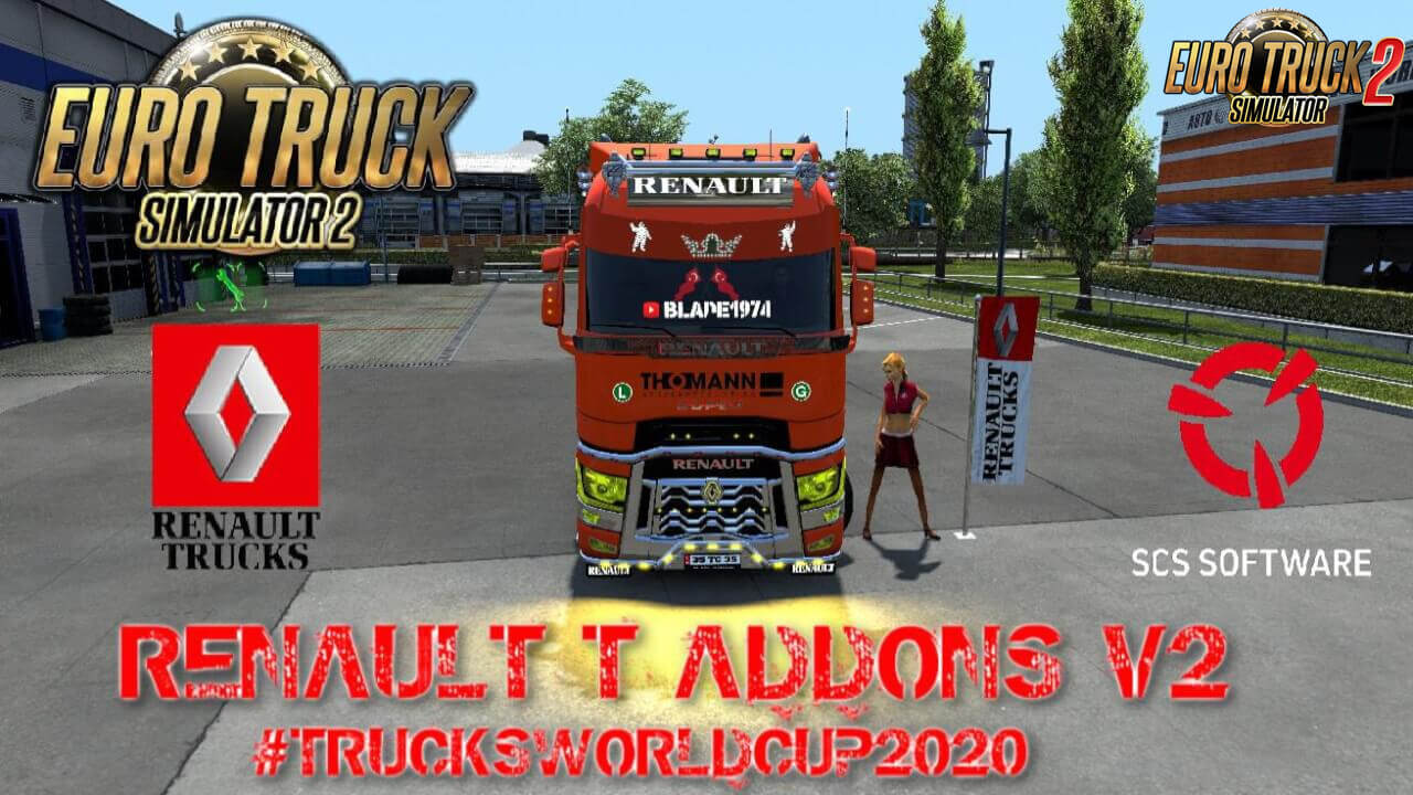 Renault T Addons v2.4 (1.46.x) for ETS2