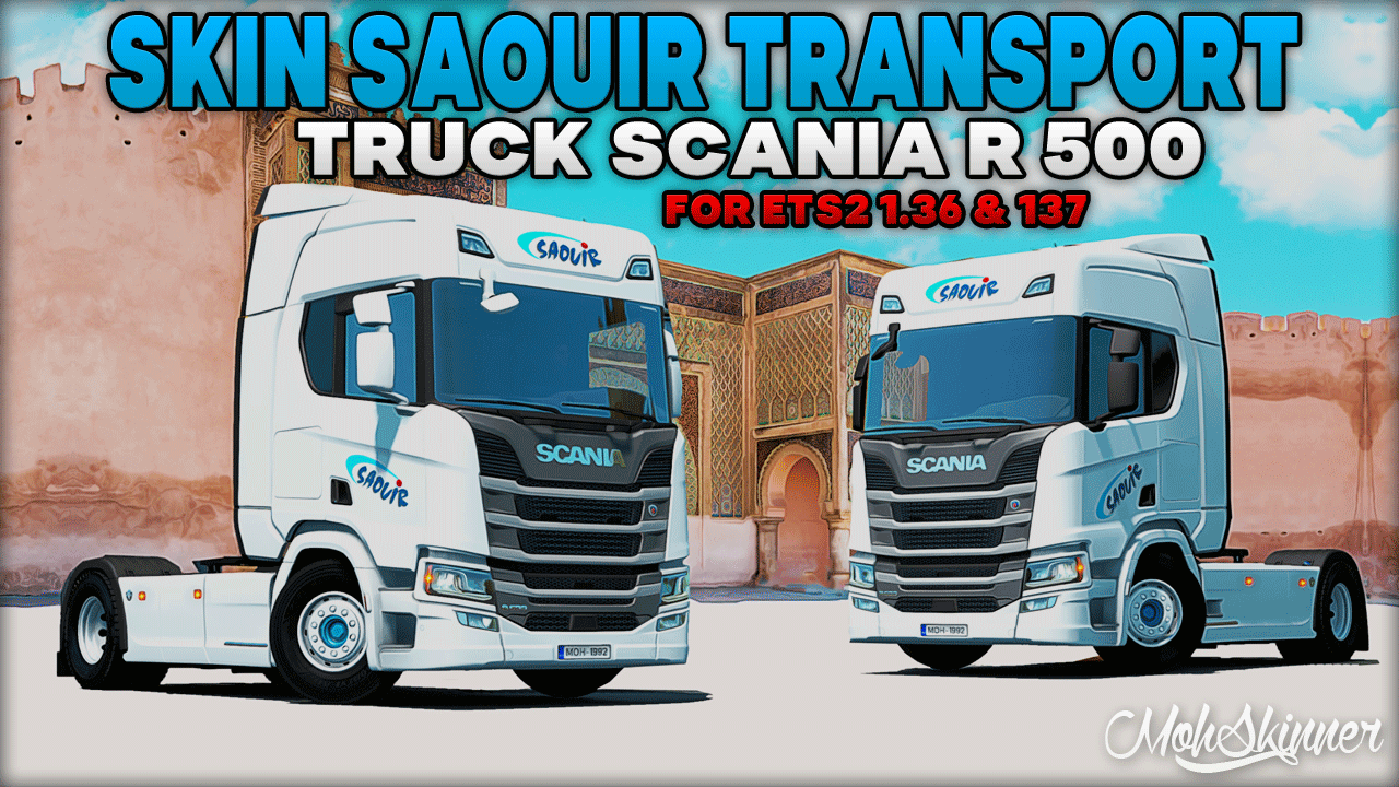 Company Transport Saouir Skin for Scania R500 v1.0 (1.37.x)