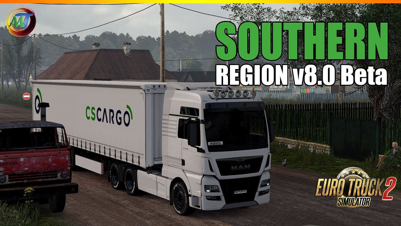 South Region Map v8.0 - Euro Truck Simulator 2