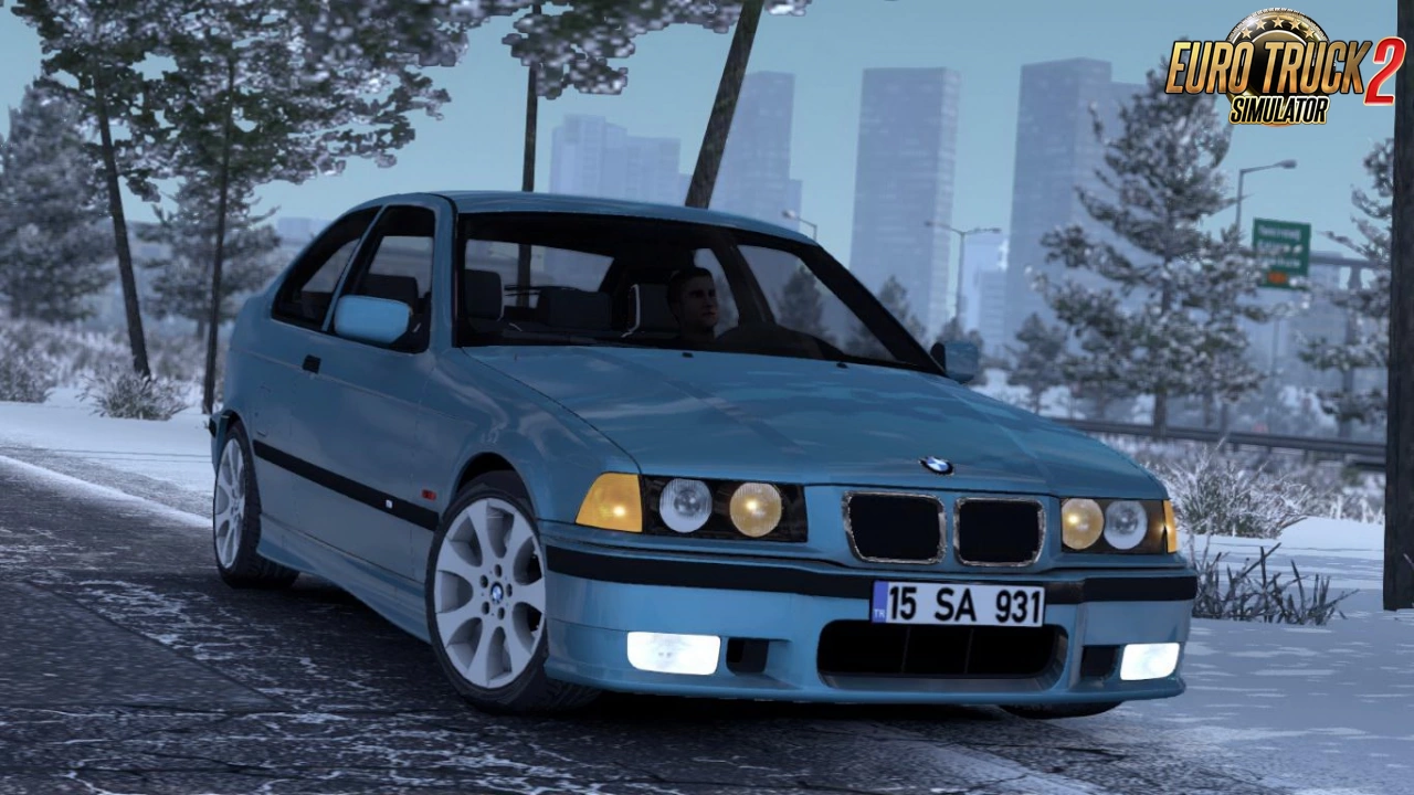 BMW E36 Compact + Interior v1R160 (1.57.x) for ETS2