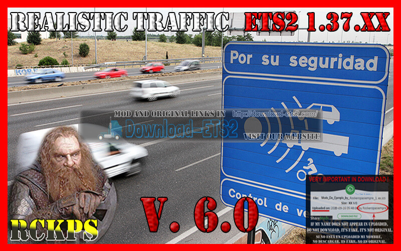 Realistic Traffic v6.6 by Rockeropasiempre (1.39.x)