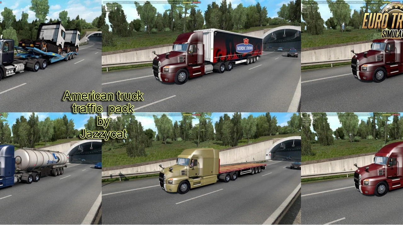 American Truck Traffic Pack v2.6.10 by Jazzycat (1.48.x) for ETS2