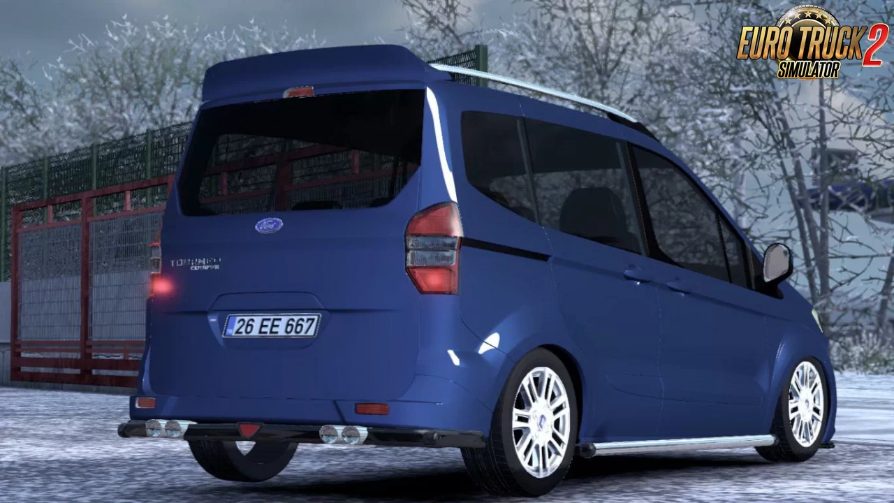 Ford Tourneo Courier + Interior v1.9 (1.43.x) for ETS2