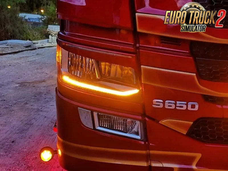 Scania NTG Orange DRL v1.0 (1.37.x)