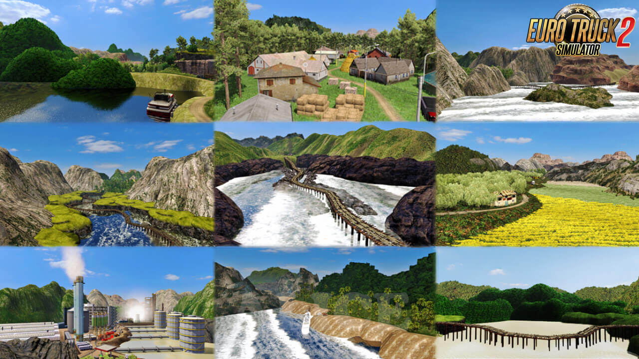 Extreme Road Fever : ERF Map v3.0 (1.39.x) for ETS2