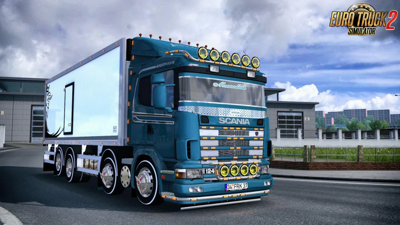 Scania 124G Thermo King + Interior v1.2 (1.41.x) for ETS2