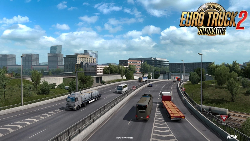 ETS2 Update 1.38 - Lille city Reworked
