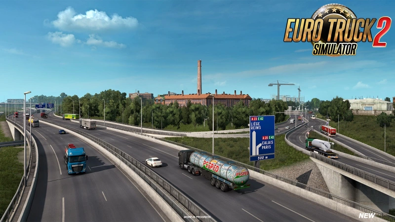 ETS2 Update 1.38 - Lille city Reworked