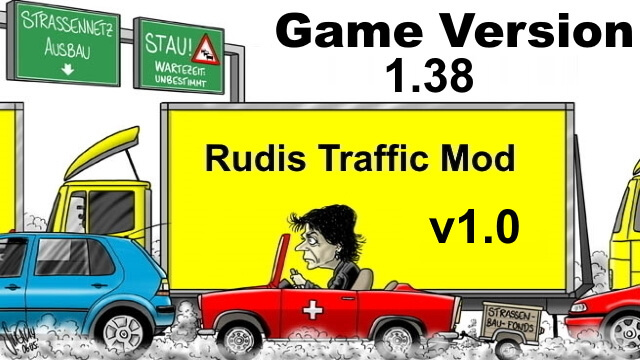 Rudis Rush Hour v1.6 (1.38.x) for ETS2