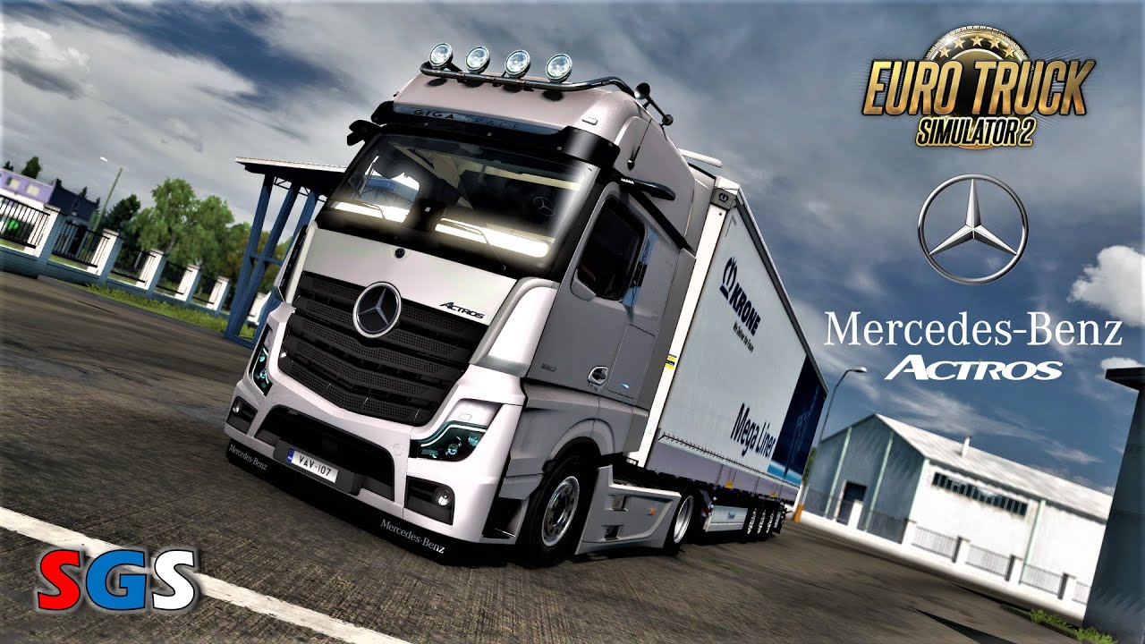Mercedes Benz New Actros 2019 v1.4 - Euro Truck Simulator 2