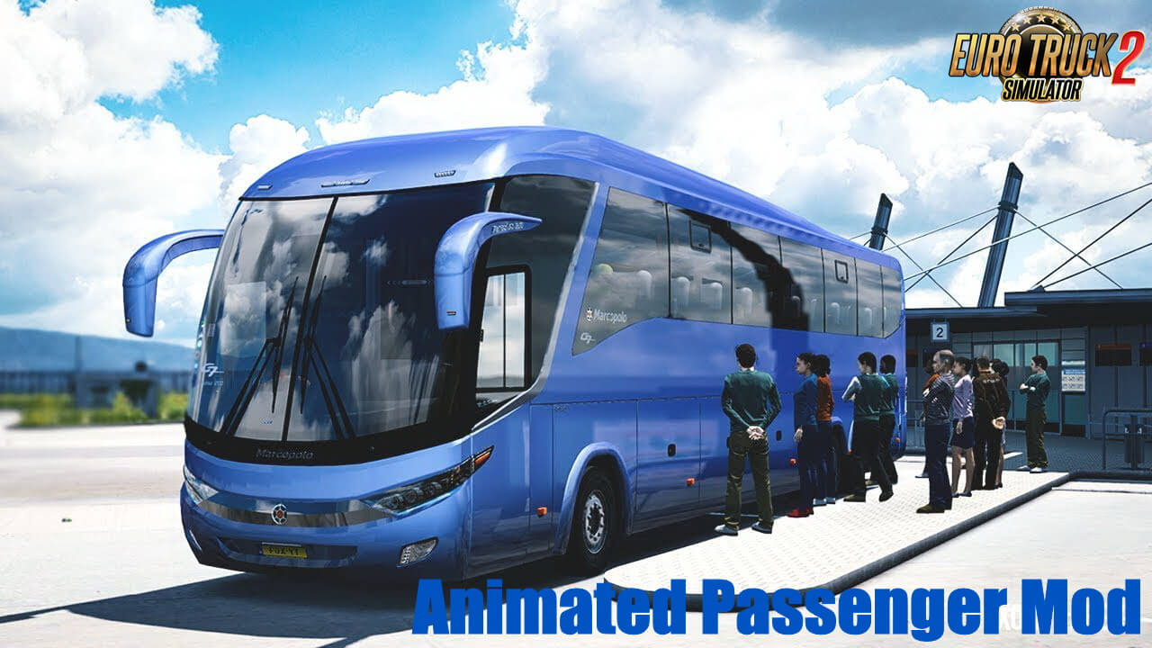 Animated Passengers Mod v1.0 (1.38.x) for ETS2