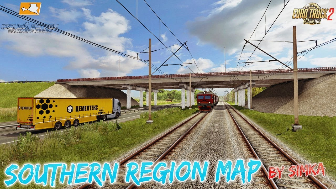 Southern Region Map v9.0 - Euro Truck Simulator 2