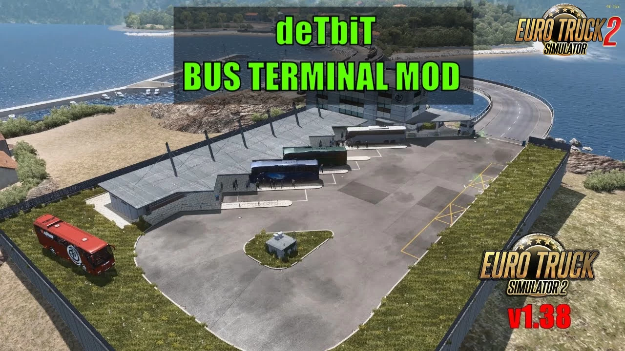 Bus Terminal Pack DLCs v1.0 by DeTbiT (1.38.x) for ETS2