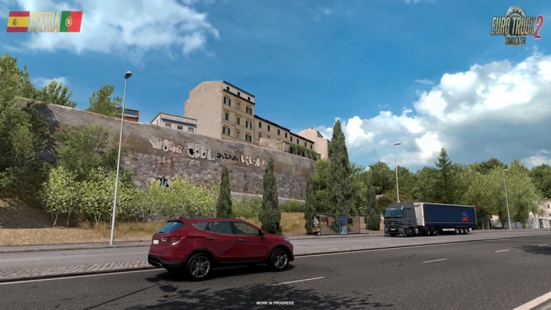 Iberia DLC - Lisbon City in ETS2