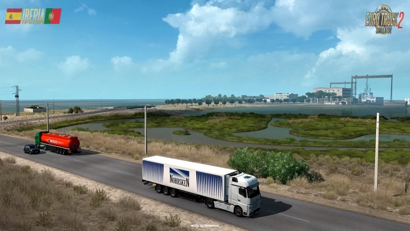 Iberia DLC - Lisbon City in ETS2