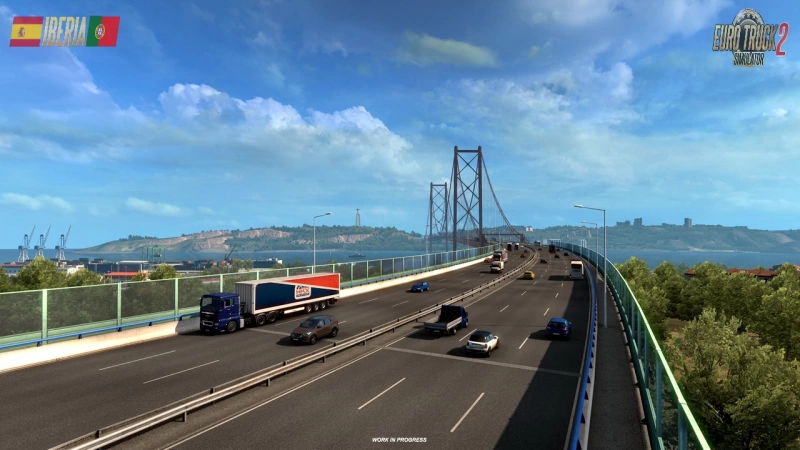 Iberia DLC - Lisbon City in ETS2