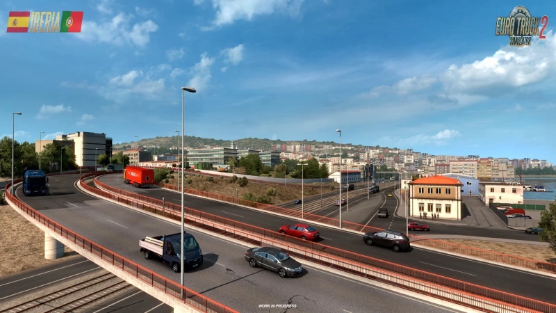 Iberia DLC - Lisbon City in ETS2