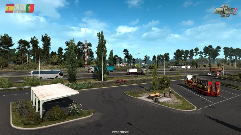 Iberia DLC: Truck Stops & Gas Stations in ETS2