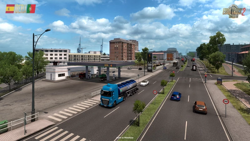 Iberia DLC: Truck Stops & Gas Stations in ETS2