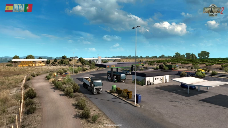 Iberia DLC: Truck Stops & Gas Stations in ETS2