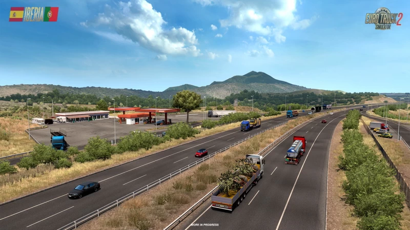 Iberia DLC: Truck Stops & Gas Stations in ETS2
