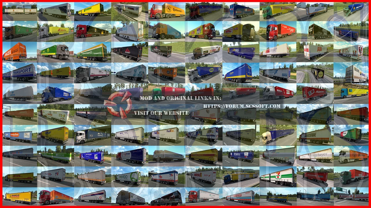 AI ETS2 Global Trailers Rckps v1.3 (1.38.x) for ETS2