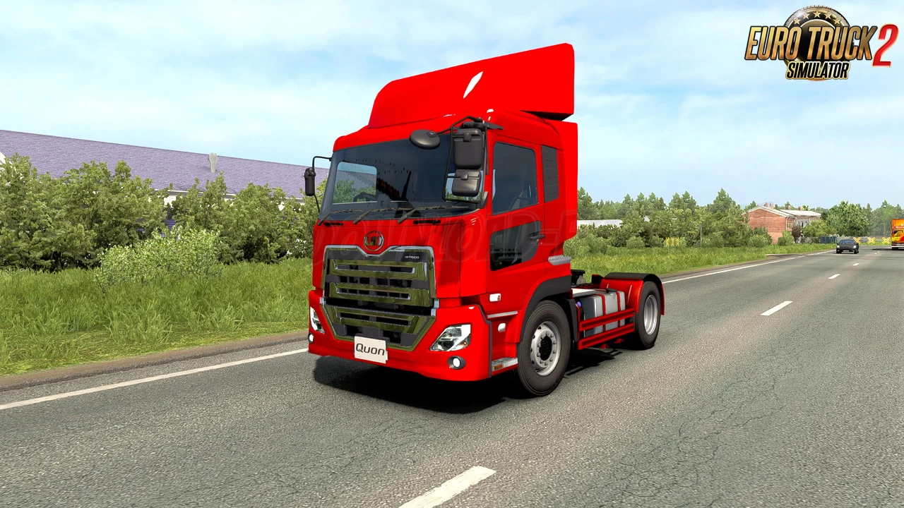New UD Quon Truck + Interior v1.0 (1.38.x) for ETS2