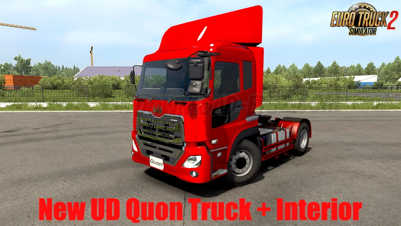 New UD Quon Truck + Interior v1.0 (1.38.x) for ETS2