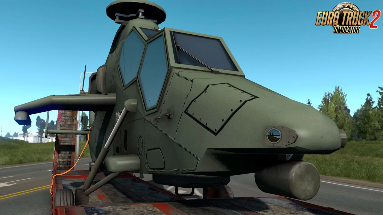 Eurocopter Tiger Cargo 4K v1.0 (1.38.x) for ETS2