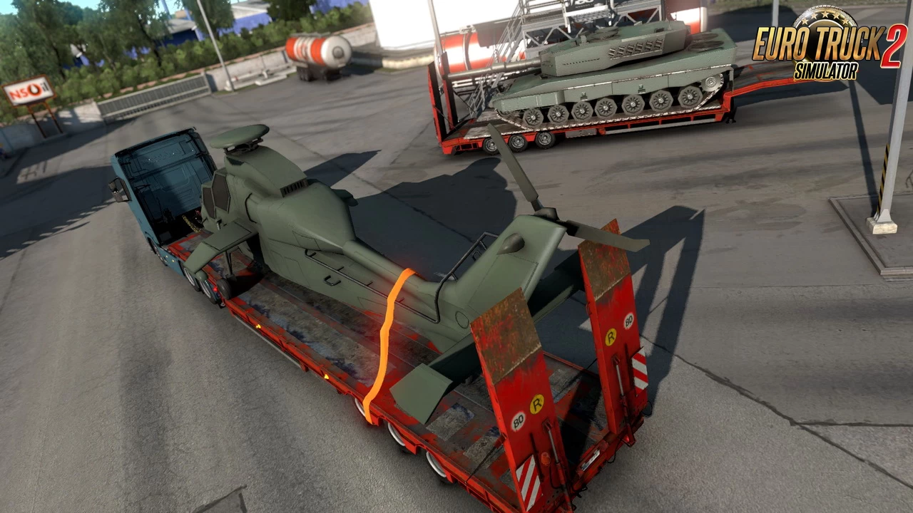 Eurocopter Tiger Cargo 4K v1.0 (1.38.x) for ETS2