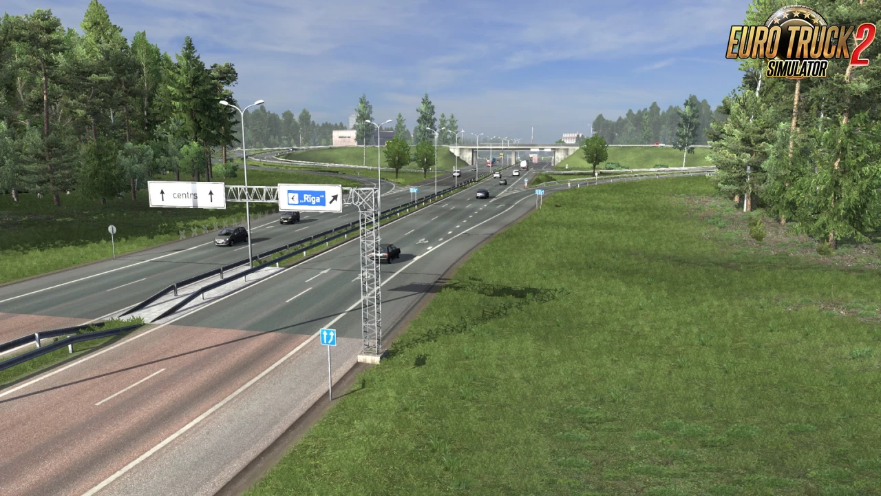 Latvia Rebuild Map v1.28 (1.57.x) for ETS2