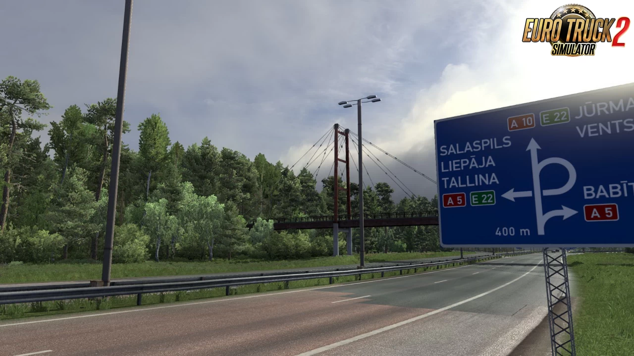 Latvia Rebuild Map v1.28 (1.57.x) for ETS2