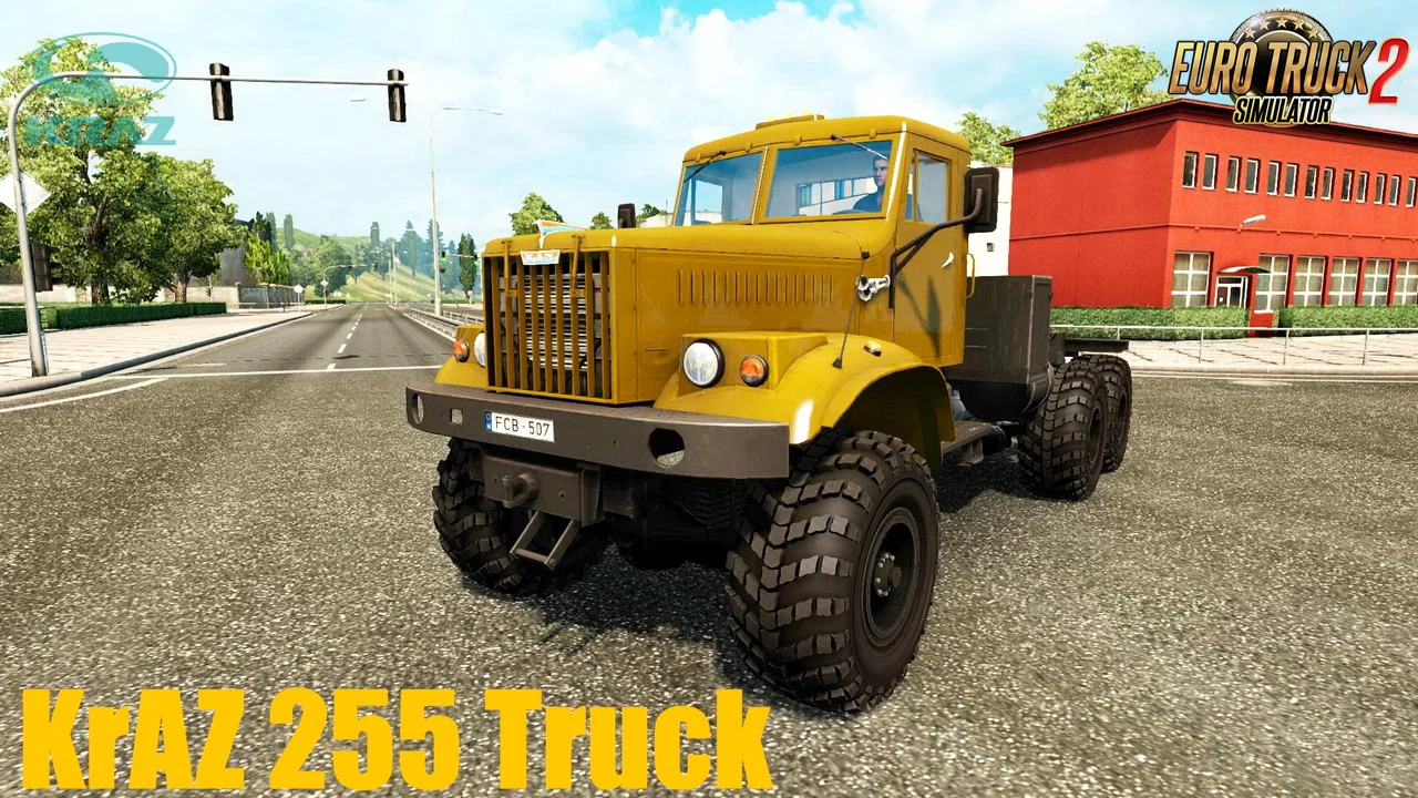 KrAZ 255 Truck + Interior v5.1 (1.38.x) for ETS2