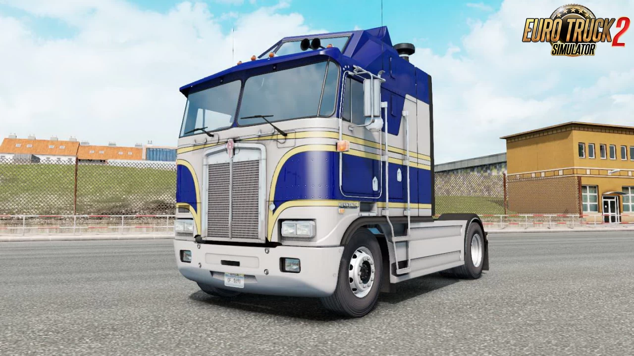 Kenworth K100-E + Interior v1.2.4 by Overfloater (1.49.x)