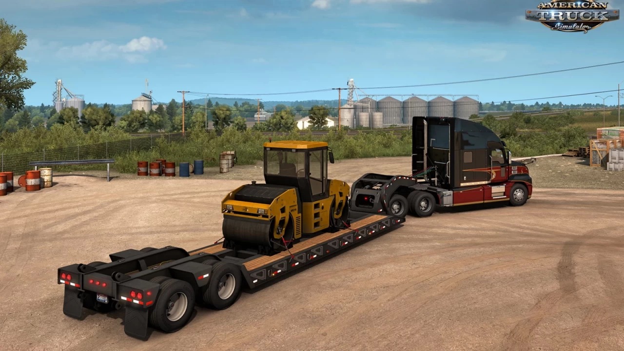 Lowboy Trailers soon in ATS Update 1.39