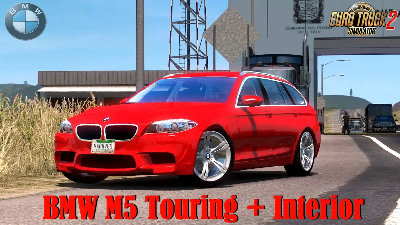 BMW M5 Touring + Interior v1.9 (1.43.x) for ETS2